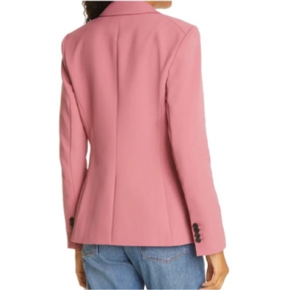 NWT Veronica Beard Mauve Pink Cutaway Dickey Jacket Size 2 - Picture 3 of 6